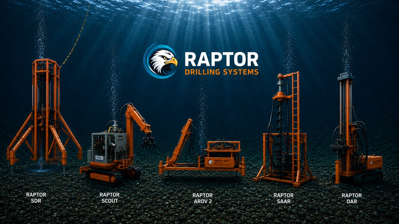 The Raptor drilling systems range